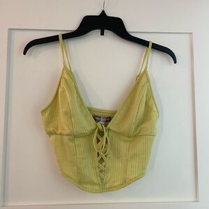 Like green urban corset top (light material)